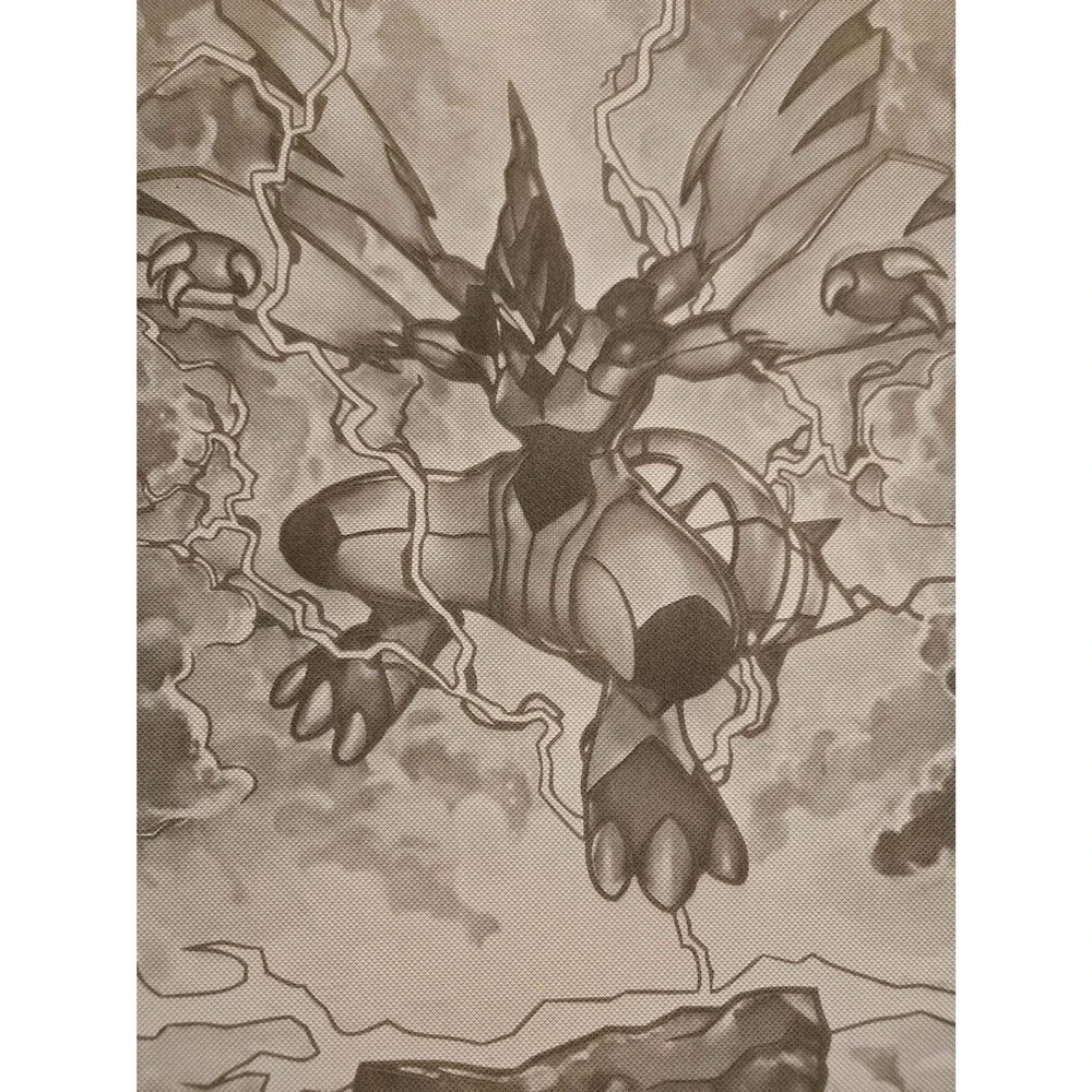 Pokemon Zekrom Laser Engraved White Top Loader Binder 360 Cards